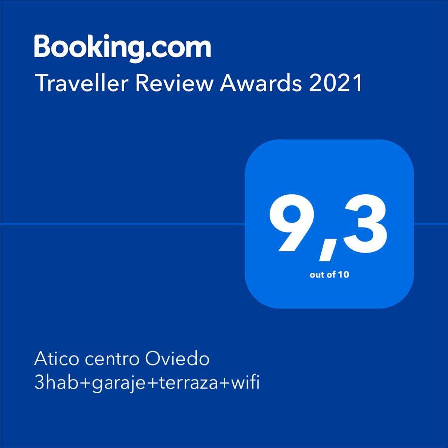 Atico Centro Oviedo 3Hab+Garaje+Terraza+Wifiアパートメント エクステリア 写真